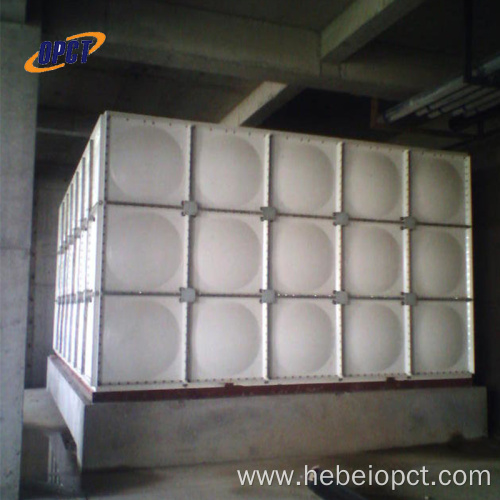10m3 farms fiberglass smc rectangular elevated water tank